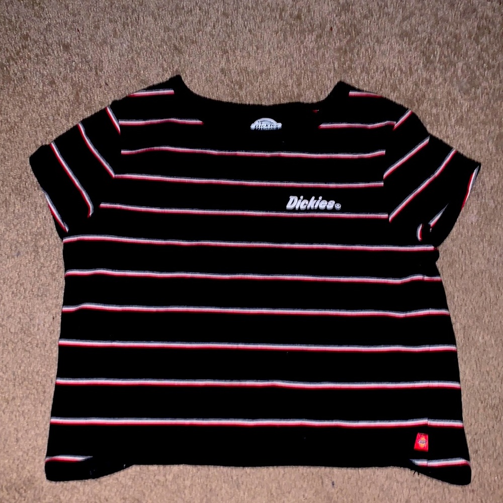 Girls kids Dickies striped shirt